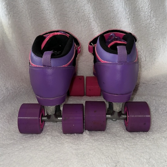 Riedell Pink and Purple Roller Skates - Picture 9 of 9